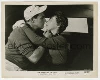 5x057 AMERICAN IN PARIS 8.25x10.25 still 1951 Gene Kelly & Leslie Caron about to kiss in car!