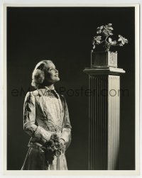 5x070 ANITA LOUISE 8x10 still 1936 smiling in silvery metal cloth by pillar by Welbourne!