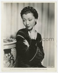 5x077 ANNA MAY WONG 8x10.25 still 1934 close up in velvet gown when she made Limehouse Blues!
