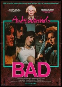 5y094 ANDY WARHOL'S BAD German 1977 Carroll Baker & King, sexploitation comedy, different!