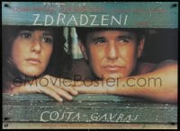 5y690 BETRAYED Polish 26x36 1989 Cosa-Gavras directed, image of Winger and Berenger close-up!