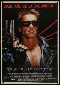 5y005 TERMINATOR South American 1984 Arnold Schwarzenegger, Hamilton, James Cameron sci-fi classic!