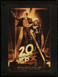5z864 20TH CENTURY FOX 75TH ANNIVERSARY French commercial poster 2010 Butch Cassidy & Sundance Kid!