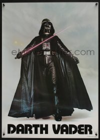 5z885 DARTH VADER 20x28 commercial poster 1977 Seidemann, the Sith Lord w/ lightsaber activated!