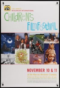 5z271 2ND ANNUAL WISCONSIN INTERNATIONAL CHILDREN'S FILM FESTIVAL 27x40 film festival poster 2000s
