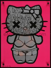 5z329 DILLON BOY signed #39/100 18x24 art print 2012 by the artist, Hello Pussycat, cool art!