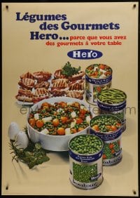 5z176 HERO 36x51 Swiss advertising poster 1967 great different image of the company's products!