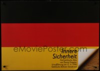 5z433 INNERE SICHERHEIT 24x33 German stage poster 1990 Daniel Doppler play, Holger Matthies art!