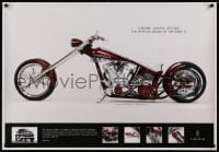 5z525 LINCOLN 27x39 advertising poster 2000s Lincoln Mark LT chopper by Orange County Choppers!
