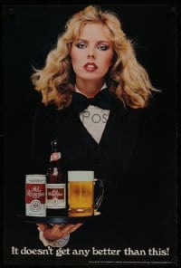 5z528 OLD MILWAUKEE 20x30 advertising poster 1981 woman w/beer, doesn't get any better than this!