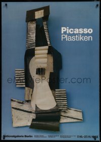 5z136 PICASSO PLASTIKEN 33x47 German museum/art exhibition 1983 sculpture by Pablo Picasso!