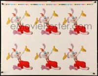5z824 WHO FRAMED ROGER RABBIT 2-sided printer's test 20x26 special poster 1988 six images of him!