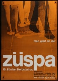 5z092 ZUSPA 36x51 Swiss special poster 1965 Zurcher Spezialitatenausstellung, Ernst Bernath!
