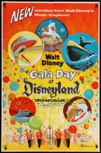 6b047 GALA DAY AT DISNEYLAND 1sh 1960 art of Matterhorn & other new attractions at the theme park!