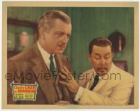 6b160 CHARLIE CHAN IN SHANGHAI LC 1935 close up of Asian Warner Oland & Russell Hicks, ultra rare!