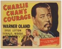 6b104 CHARLIE CHAN'S COURAGE TC 1934 Asian detective Warner Oland, Leyton, Woods, ultra rare!