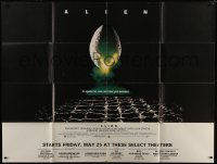 6b037 ALIEN subway poster 1979 Ridley Scott sci-fi classic, cool hatching egg image!