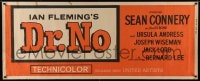 6c005 DR. NO 24x60 paper banner 1963 Sean Connery as Ian Fleming's James Bond 007, very rare!