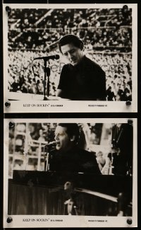 6d913 KEEP ON ROCKIN' 2 8x10 stills 1969 cool close-ups of Jerry Lee Lewis playing piano!