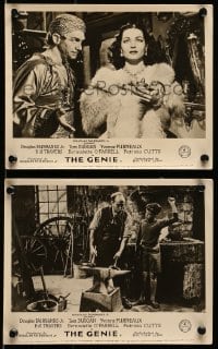 6d893 GENIE 2 English FOH LCs 1953 Douglas Fairbanks, sexy Yvonne Furneaux, Rheingold Theatre, rare!