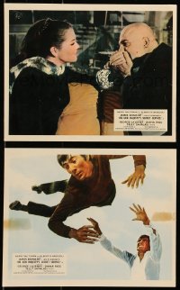 6d184 ON HER MAJESTY'S SECRET SERVICE 2 color English FOH LCs 1969 Lazenby's only appearance as Bond!