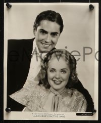 6d693 ALEXANDER'S RAGTIME BAND 4 8x10 stills 1938 great images of Tyrone Power & Alice Faye!