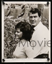 6d309 BLINDFOLD 13 8x10 stills 1966 great images of Rock Hudson & beautiful Claudia Cardinale!