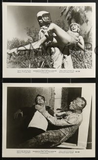 6d315 FRANKENSTEIN MEETS THE SPACE MONSTER 13 8x10 stills 1965 great wacky monster and sexy images!