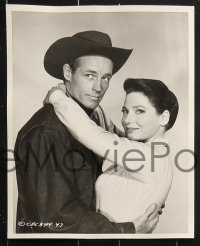 6d377 HARD MAN 11 8x10 stills 1957 several great images of Guy Madison, Valerie French!