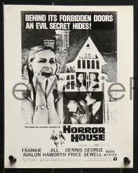 6d207 HORROR HOUSE 26 8x10 stills 1970 Frankie Avalon, Jill Haworth, Dennis Price, George Sewell!