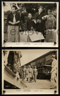 6d646 JOE BUTTERFLY 5 8x10 stills 1957 Audie Murphy & soldiers in World War II Japan!