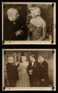 6d490 LULLABY OF BROADWAY 8 8x10 stills 1951 great images of Doris Day, Gene Nelson, S.Z. Sakall!