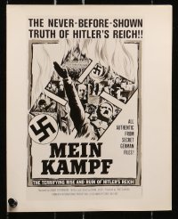 6d347 MEIN KAMPF 12 8x10 stills 1961 WWII Hitler's Reich from secret German files!