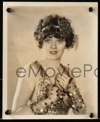 6d937 MOLLY O'DAY 2 8x10 stills 1927 pretty c/us, she signed First National Pictures!
