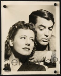 6d943 MY FAVORITE WIFE 2 8x10 stills 1940 great images of Cary Grant & pretty Irene Dunne!