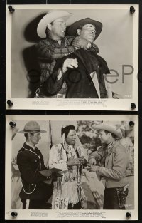 6d441 NORTH OF THE GREAT DIVIDE 9 8x10 stills 1952 Roy Rogers, King of the Cowboys & Trigger!