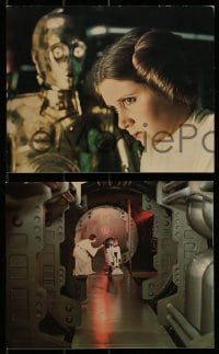 6d085 STAR WARS 8 color deluxe 8x10 stills 1977 George Lucas classic epic, Luke, Leia, Han, Vader!