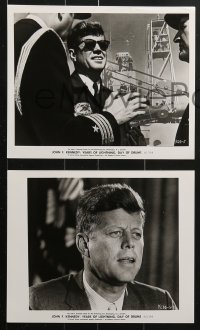 6d519 YEARS OF LIGHTNING DAY OF DRUMS 8 8x10 stills 1966 John F. Kennedy documentary, Claude Venin!