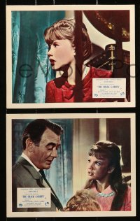 6d021 CHALK GARDEN 8 color English FOH LCs 1964 Kerr, Hayley Mills on the verge of womanhood!