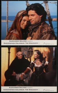 6d116 CHRISTOPHER COLUMBUS THE DISCOVERY 6 color English FOH LCs 1992 Marlon Brando, Tom Selleck, Georges Corraface