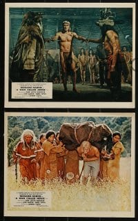6d164 MAN CALLED HORSE 3 color English FOH LCs 1970 Richard Harris becomes Sioux Native American Indian warrior!