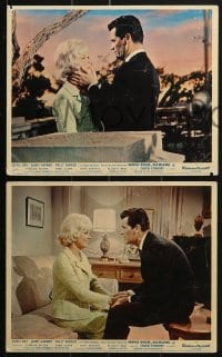 6d138 MOVE OVER, DARLING 5 color English FOH LCs 1964 images of James Garner & pretty Doris Day!
