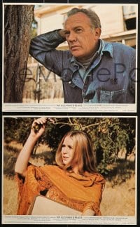 6d064 MY OLD MAN'S PLACE 8 color English FOH LCs 1971 Mitchell Ryan is a man without mercy!