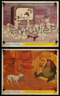 6d165 ONE HUNDRED & ONE DALMATIANS 3 color English FOH LCs 1961 classic Walt Disney canine cartoon!