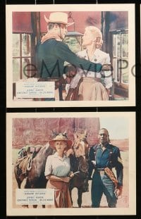 6d080 SERGEANT RUTLEDGE 8 color English FOH LCs 1960 John Ford, Jeffrey Hunter, Towers, Woody Strode