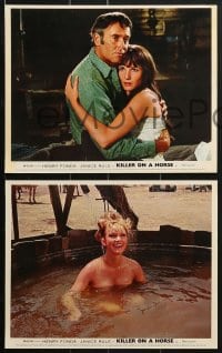 6d097 WELCOME TO HARD TIMES 8 color English FOH LCs 1967 cowboy Henry Fonda, Janice Rule, Lon Chaney Jr.