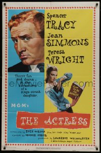 6f023 ACTRESS 1sh 1953 George Cukor, Jean Simmons, Spencer Tracy!