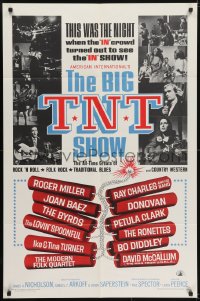6f097 BIG T.N.T. SHOW 1sh 1966 all-star rock & roll, traditional blues, country western & rock!