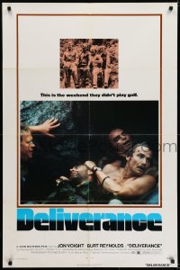 6f230 DELIVERANCE 1sh 1972 Jon Voight, Burt Reynolds, Ned Beatty, John Boorman classic!