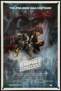 6f004 EMPIRE STRIKES BACK NSS style 1sh 1980 classic Gone With The Wind style art by Roger Kastel